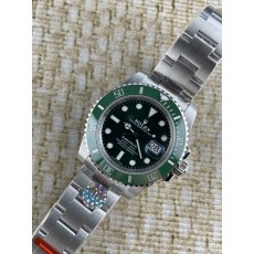 QP공장 롤렉스 서브마리너 그린데이트 헐크 40MM 단동3135